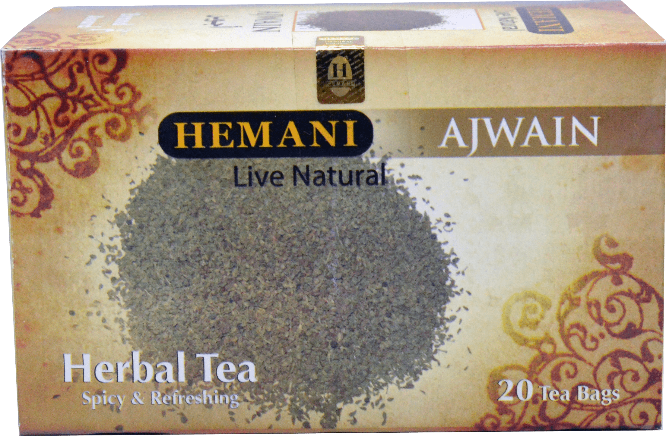 Herbal Tea Bags - 20pcs - Ajwain
